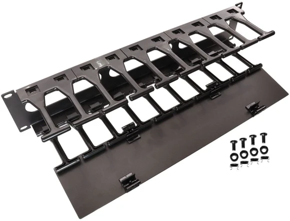 Кабельный органайзер Lanmaster LAN-ORG-PF/S-1U пальцы 1U шир.:19" глуб.:106мм Кабельный органайзер Lanmaster LAN-ORG-PF/S-1U пальцы 1U шир.:19" глуб.:106мм