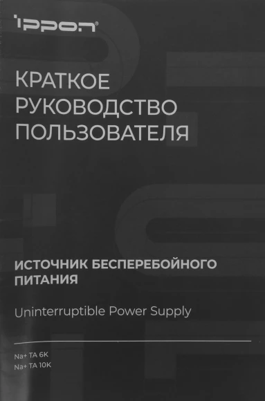 Источник бесперебойного питания Ippon Na+ TA 10K 10000Вт 10000ВА белый Источник бесперебойного питания Ippon Na+ TA 10K 10000Вт 10000ВА белый