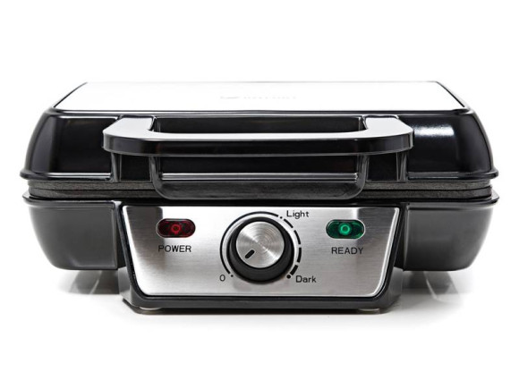 Вафельница Kitfort KT-1620 920Вт серебристый/черный