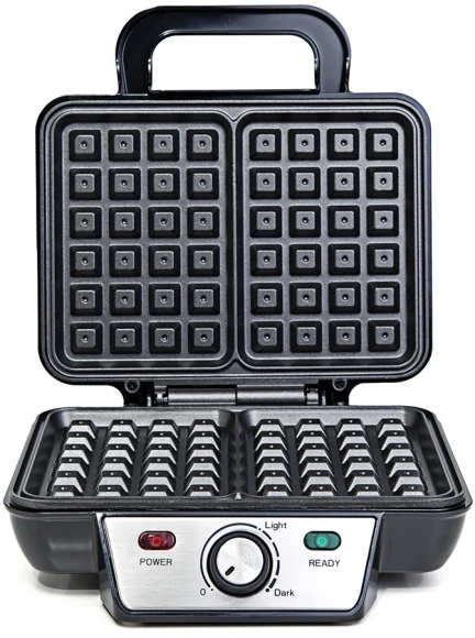 Вафельница Kitfort KT-1620 920Вт серебристый/черный