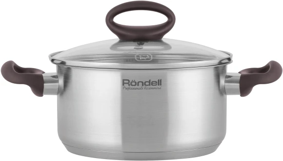 Кастрюля Rondell Tierno RDS-1591 2л. d=18см (с крышкой) стальной