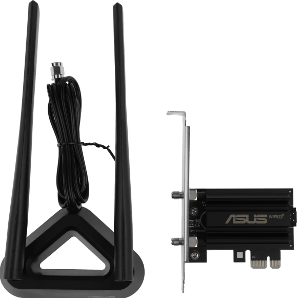Сетевой адаптер Wi-Fi + Bluetooth Asus PCE-AXE59BT AXE5400 PCI Express x1 2ант.