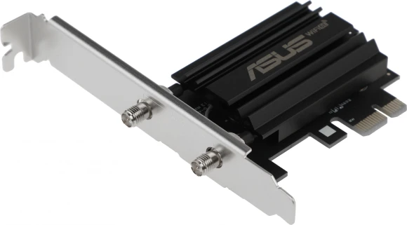 Сетевой адаптер Wi-Fi + Bluetooth Asus PCE-AXE59BT AXE5400 PCI Express x1 2ант.