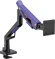 Кронштейн для мониторов Ultramounts UM741BP черный/фиолетовый 24"-57" макс.30кг крепление к столешнице поворот и наклон