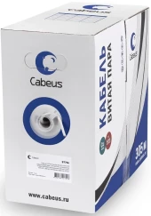 Кабель информационный Cabeus UTP-4P-Cat.5e-SOLID-LSZH кат.5E U/UTP 4 пары LSZH внутренний 305м оранжевый Кабель информационный Cabeus UTP-4P-Cat.5e-SOLID-LSZH кат.5E U/UTP 4 пары LSZH внутренний 305м оранжевый