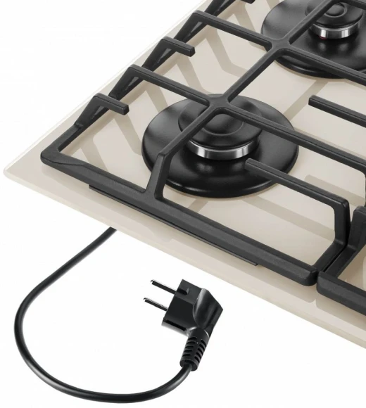 Газовая варочная поверхность Maunfeld EGHG.64.6CBG/G бежевый