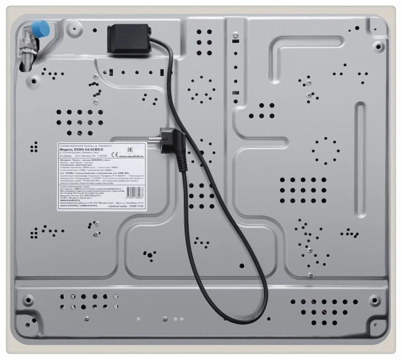 Газовая варочная поверхность Maunfeld EGHG.64.6CBG/G бежевый