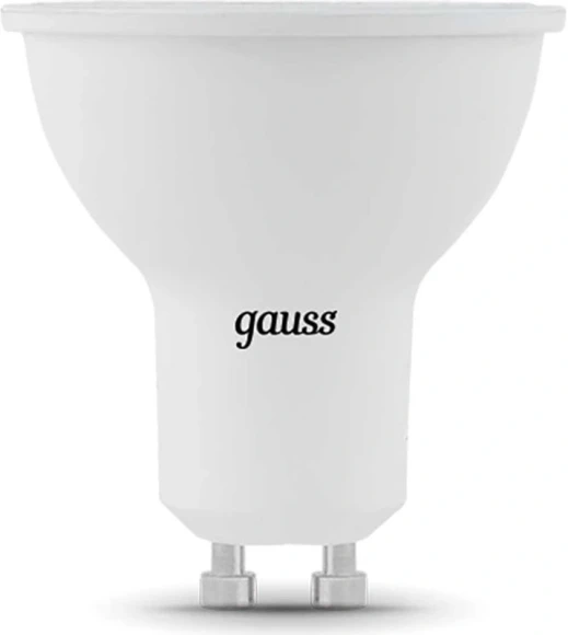 Лампа светодиодная Gauss MR16 5Вт цок.:GU10 спот 220B св.свеч.бел.нейт. MR16 (упак.:1шт) (101506205)
