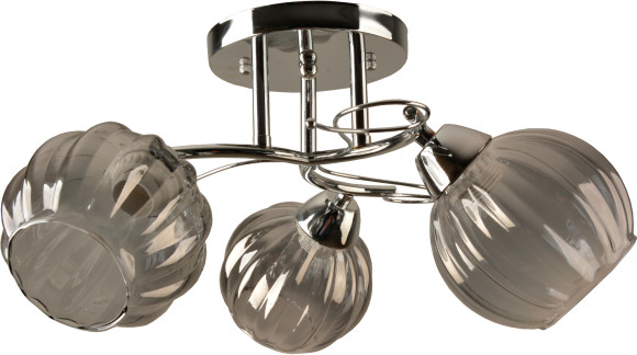 Люстра Hiper Shepard H213-4 потолоч. черный/прозрач.