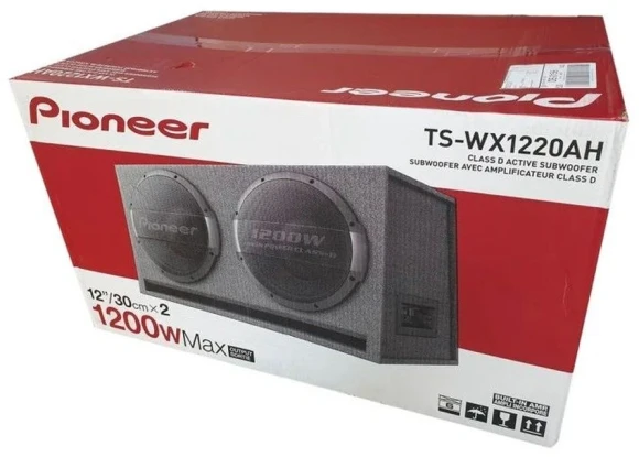 Сабвуфер автомобильный Pioneer TS-WX1220AH 1000Вт активный (30см/12") Сабвуфер автомобильный Pioneer TS-WX1220AH 1000Вт активный (30см/12")