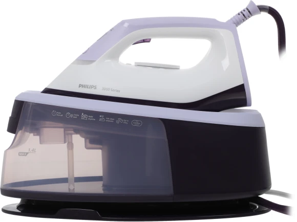 Парогенератор Philips PSG3000/30 2400Вт белый/фиолетовый Парогенератор Philips PSG3000/30 2400Вт белый/фиолетовый