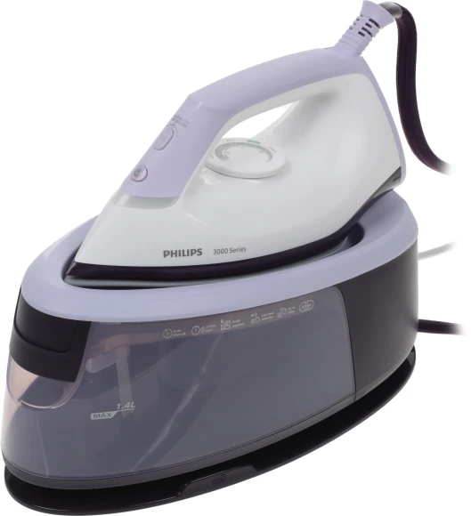 Парогенератор Philips PSG3000/30 2400Вт белый/фиолетовый Парогенератор Philips PSG3000/30 2400Вт белый/фиолетовый