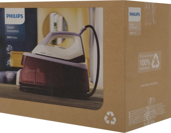 Парогенератор Philips PSG3000/30 2400Вт белый/фиолетовый Парогенератор Philips PSG3000/30 2400Вт белый/фиолетовый