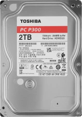 Жесткий диск Toshiba SATA-III 2TB HDWD320UZSVA Desktop P300 4KN (7200rpm) 256Mb 3.5" Жесткий диск Toshiba SATA-III 2TB HDWD320UZSVA Desktop P300 4KN (7200rpm) 256Mb 3.5"