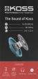 Гарнитура накладные Koss Porta Pro Wireless 2.0 черный/серебристый беспроводные bluetooth оголовье (80004324)