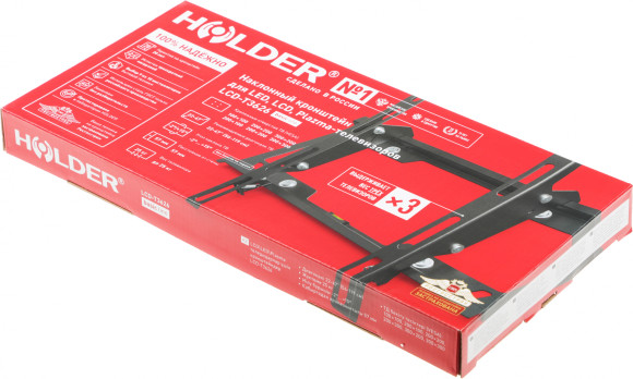 Кронштейн для телевизора Holder T3626-B черный 22"-47" макс.25кг настенный наклон Кронштейн для телевизора Holder T3626-B черный 22"-47" макс.25кг настенный наклон