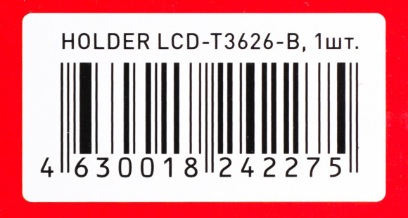 Кронштейн для телевизора Holder T3626-B черный 22"-47" макс.25кг настенный наклон Кронштейн для телевизора Holder T3626-B черный 22"-47" макс.25кг настенный наклон