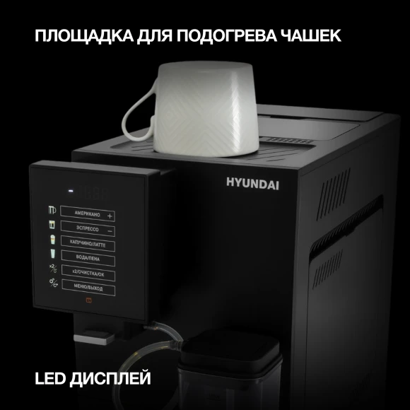 Кофемашина Hyundai HAM-5405 1350Вт черный