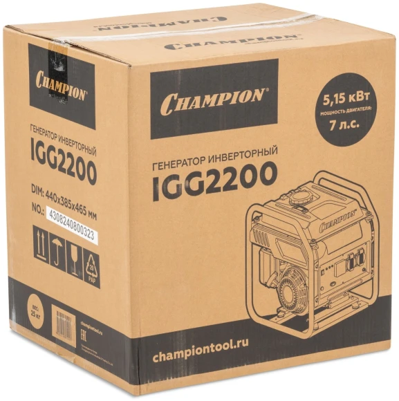 Генератор Champion IGG2200 2.1кВт Генератор Champion IGG2200 2.1кВт