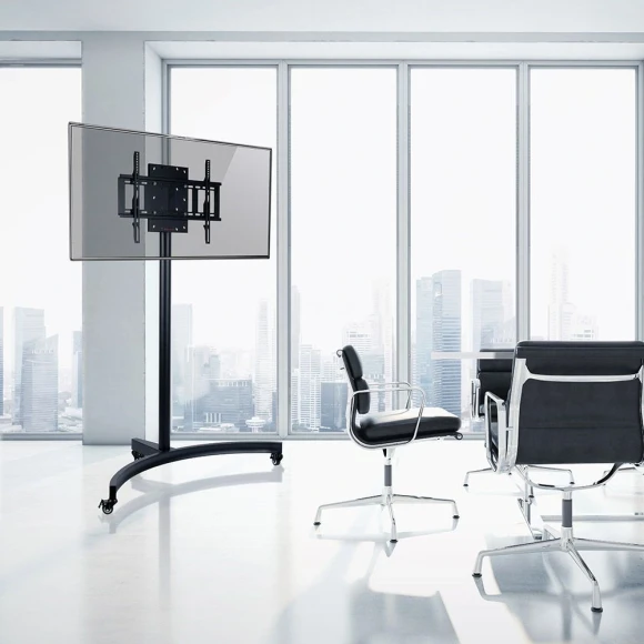 Подставка для телевизора Arm Media PT-STAND-10 черный 32"-65" макс.45кг напольный фиксированный