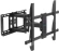 Кронштейн для телевизора Kromax GALACTIC-57 черный 32"-75" макс.60кг настенный поворотно-выдвижной и наклонный