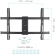 Кронштейн для телевизора Kromax GALACTIC-57 черный 32"-75" макс.60кг настенный поворотно-выдвижной и наклонный