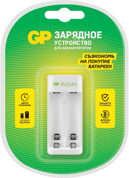 Зарядное устройство GP E211CS-2CR1 AA/AAA NiMH блистер