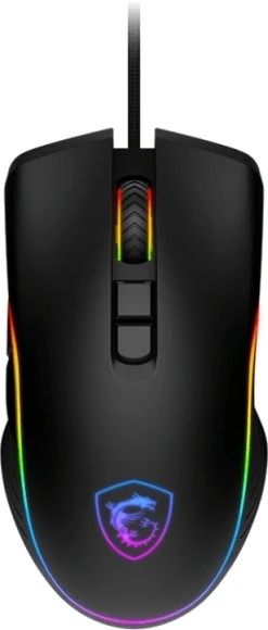 Мышь MSI VERSA 300 ELITE W черный оптическая 26000dpi беспров. BT/Radio USB 5but (S12-4301290-CLA)