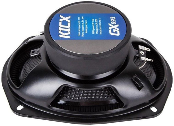 Колонки автомобильные Kicx GX-693 200Вт 92дБ 4Ом 15x23см (6x9дюйм) (ком.:2кол.) коаксиальные трехполосные Колонки автомобильные Kicx GX-693 200Вт 92дБ 4Ом 15x23см (6x9дюйм) (ком.:2кол.) коаксиальные трехполосные