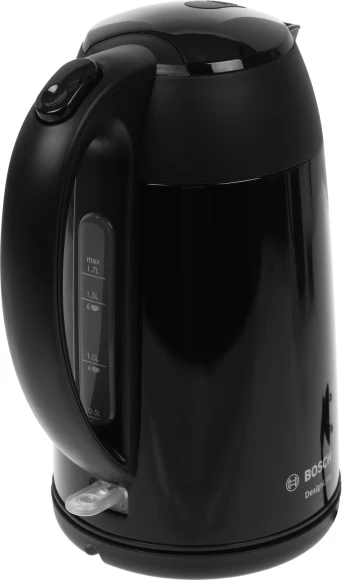 Чайник электрический Bosch TWK3P 1.7л. 2400Вт черный корпус: металл (TWK3P423)