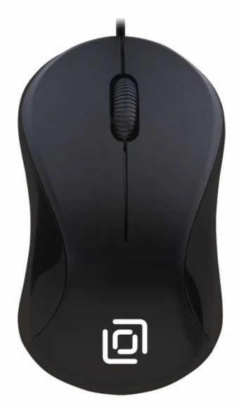 Мышь Оклик 115SR черный оптическая 1000dpi USB для ноутбука 3but (492888)