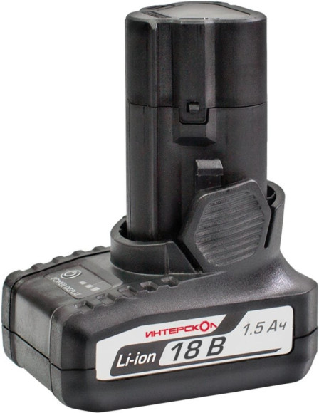 Батарея аккумуляторная Интерскол БА-1,5/18 18В 1.5Ач Li-Ion (2400.016)