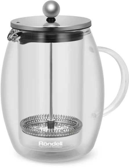 Френч-пресс Rondell Calypso RDS-1821 0.6л прозрачный Френч-пресс Rondell Calypso RDS-1821 0.6л прозрачный