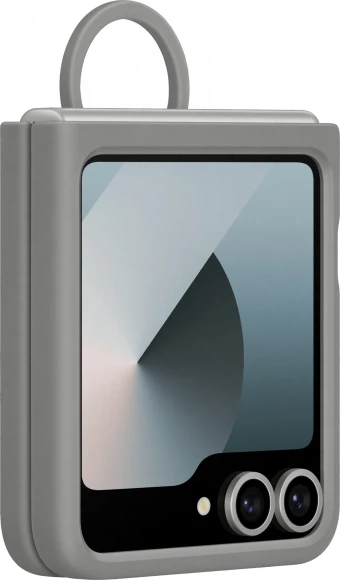 Чехол (клип-кейс) Samsung для Samsung Galaxy Z Flip6 Silicone Case Flip 6 (F741) серый (EF-PF741TJEGRU)