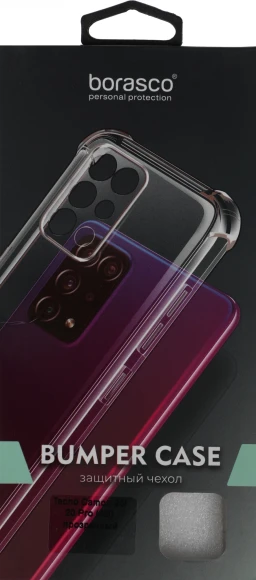 Чехол (клип-кейс) BoraSCO для Tecno Camon 20/20 Pro (4G) 72319 прозрачный Чехол (клип-кейс) BoraSCO для Tecno Camon 20/20 Pro (4G) 72319 прозрачный