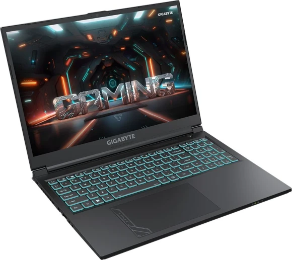 Ноутбук Gigabyte G6 Core i7 13620H 16Gb SSD512Gb NVIDIA GeForce RTX4050 6Gb 16" IPS FHD+ (1920x1200) без ОС black WiFi BT Cam (MF-H2KZ893KD) Ноутбук Gigabyte G6 Core i7 13620H 16Gb SSD512Gb NVIDIA GeForce RTX4050 6Gb 16" IPS FHD+ (1920x1200) без ОС black WiFi BT Cam (MF-H2KZ893KD)