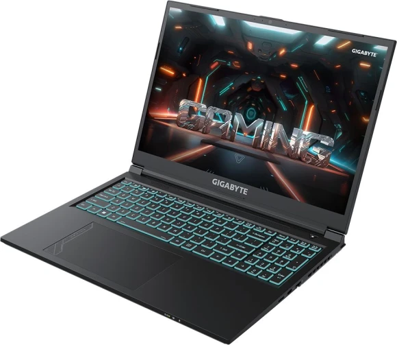 Ноутбук Gigabyte G6 Core i7 13620H 16Gb SSD512Gb NVIDIA GeForce RTX4050 6Gb 16" IPS FHD+ (1920x1200) без ОС black WiFi BT Cam (MF-H2KZ893KD) Ноутбук Gigabyte G6 Core i7 13620H 16Gb SSD512Gb NVIDIA GeForce RTX4050 6Gb 16" IPS FHD+ (1920x1200) без ОС black WiFi BT Cam (MF-H2KZ893KD)