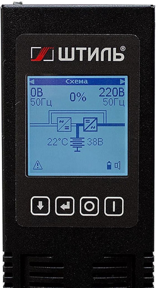 Источник бесперебойного питания Штиль STR STR1102SL 1800Вт 2000ВА черный