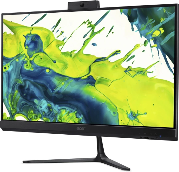 Моноблок Acer Aspire C24A-GRPL 23.8" Full HD i5 13420H (2.1) 16Gb SSD512Gb UHDG CR Eshell GbitEth WiFi BT 90W клавиатура мышь Cam белый 1920x1080