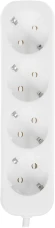 Сетевой удлинитель Defender E418 1.8м (4 розетки) белый (пакет ПЭ)
