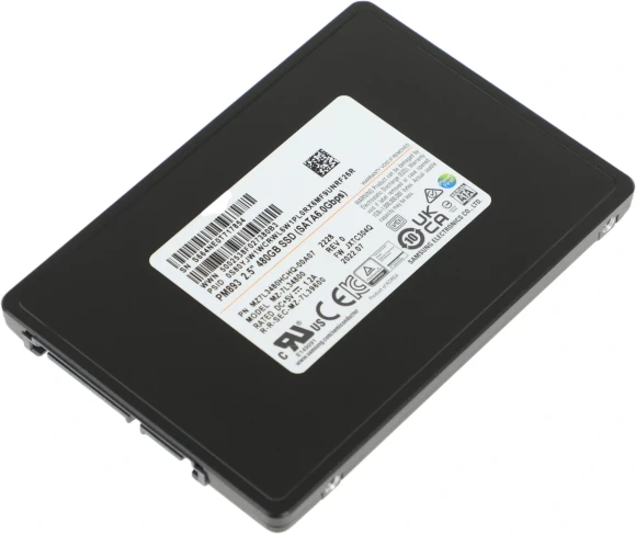 Накопитель SSD Samsung SATA-III 480GB MZ7L3480HCHQ-00A07 PM893 2.5" 1 DWPD OEM