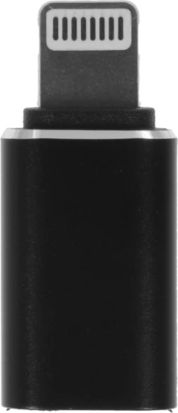 Переходник Buro BU-LIGHT-TYPEC(F) Lightning (m)-USB Type-C (F) черный