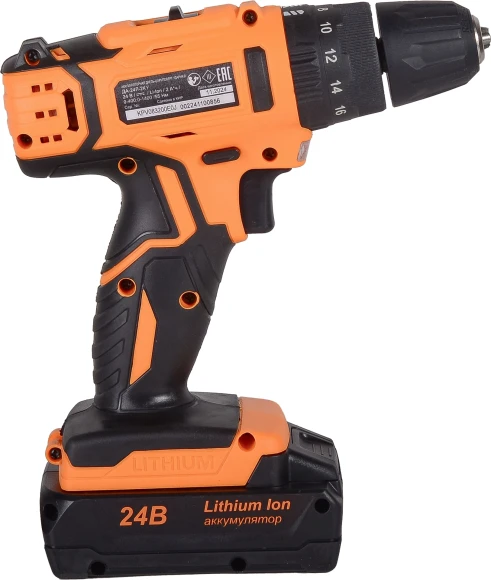 Дрель-шуруповерт Вихрь ДА-24Л-2кУ аккум. патрон:быстрозажимной (кейс в комплекте) (72/14/19)