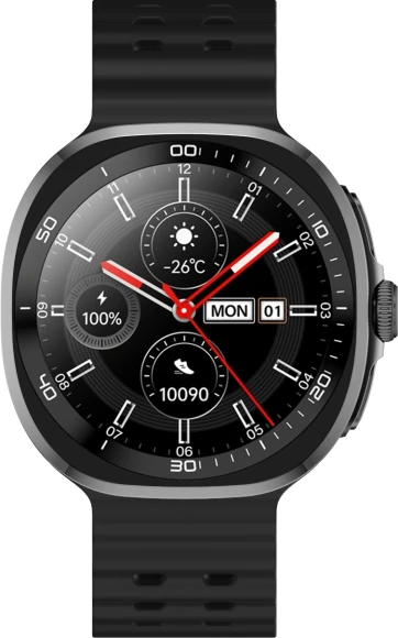 Смарт-часы Tecno Watch Neo 1.43" AMOLED корп.черный рем.черный (WN01)