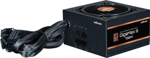 Блок питания Zalman ATX 750W ZM750-GV3 Gen.5 80+ bronze (20+4pin) APFC 120mm fan 6xSATA RTL
