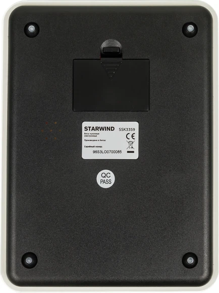 Весы кухонные электронные Starwind SSK3359 макс.вес:5кг