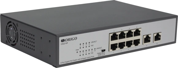 Коммутатор Origo OS2210P/120W OS2210P/120W/A1A (L2+) 10x1Гбит/с 8PoE+ 120W неуправляемый Коммутатор Origo OS2210P/120W OS2210P/120W/A1A (L2+) 10x1Гбит/с 8PoE+ 120W неуправляемый