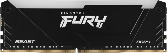 Память DDR4 16GB 3600MHz Kingston KF436C18BB2A/16 Fury Beast RGB RTL Gaming PC4-28800 CL18 DIMM 288-pin 1.35В single rank с радиатором Ret
