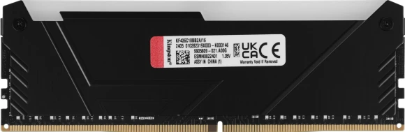 Память DDR4 16GB 3600MHz Kingston KF436C18BB2A/16 Fury Beast RGB RTL Gaming PC4-28800 CL18 DIMM 288-pin 1.35В single rank с радиатором Ret