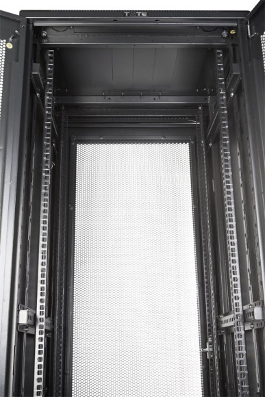 Шкаф коммутационный Lanmaster (TWT-CBB-42U-6X8-P1) напольный 42U 600x800мм пер.дв.перфор. задн.дв.перфор.2-хст. 2 бок.пан. 800кг черный 726мм 92кг 2055мм IP20 металл Шкаф коммутационный Lanmaster (TWT-CBB-42U-6X8-P1) напольный 42U 600x800мм пер.дв.перфор. задн.дв.перфор.2-хст. 2 бок.пан. 800кг черный 726мм 92кг 2055мм IP20 металл